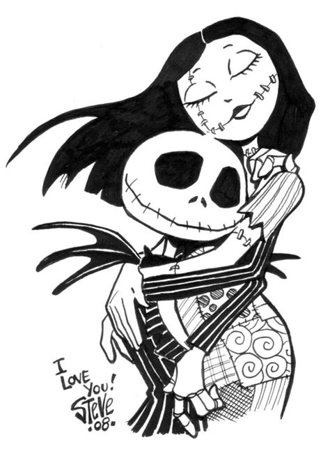 Jack And Sally By Steevcomix On Deviantart Nightmare Before Christmas
