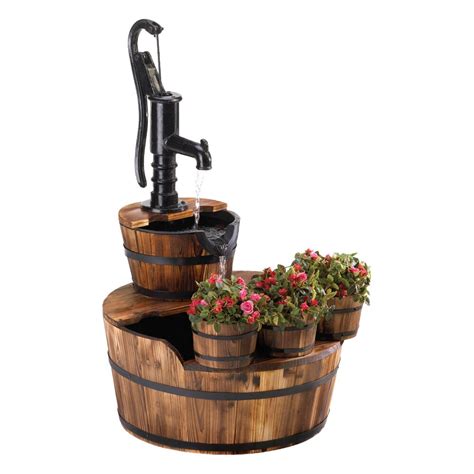 Whale is a global supplier of high quality low voltage pump, plumbing and heating systems specifically designed for mobile applications and challenging environments. Well Pump Wood and Iron Garden Fountain | Wayfair