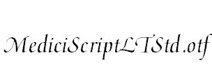 Download the medici text font by dieter steffmann. MediciScriptLTStd |Fonts Download|Free Fonts|Download Free ...