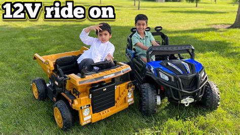 Ride-on Dump Truck by Anpabo (12 volt ride on for kids) - YouTube