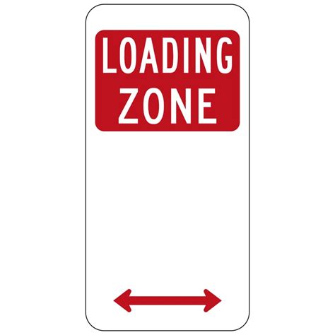 loading zone sign regulatory left or right buy now discount safety signs australia