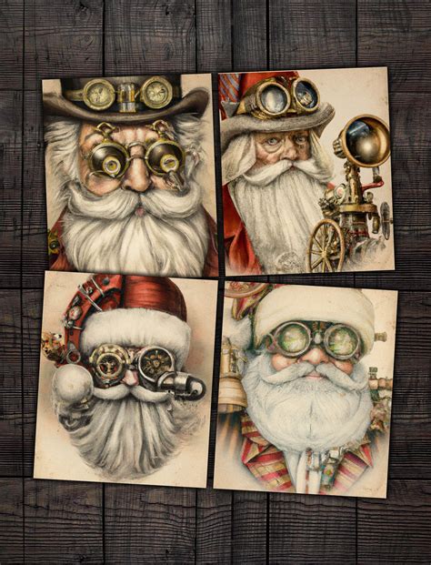 Steampunk Christmas Steampunk Diy Christmas Download Christmas Paper