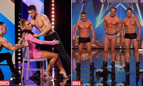 Britain S Got Talent Recycles Stripper Act Forbidden Circus Of Men Eight Years Later Mail