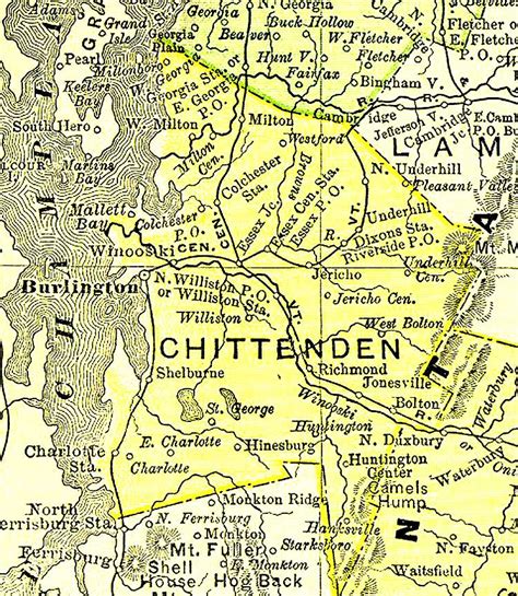 Vermont Genealogy Resources Chittenden County