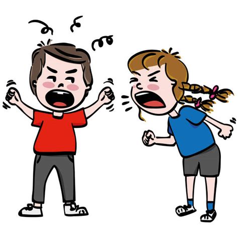 Siblings Arguing Illustrations Royalty Free Vector Graphics And Clip Art