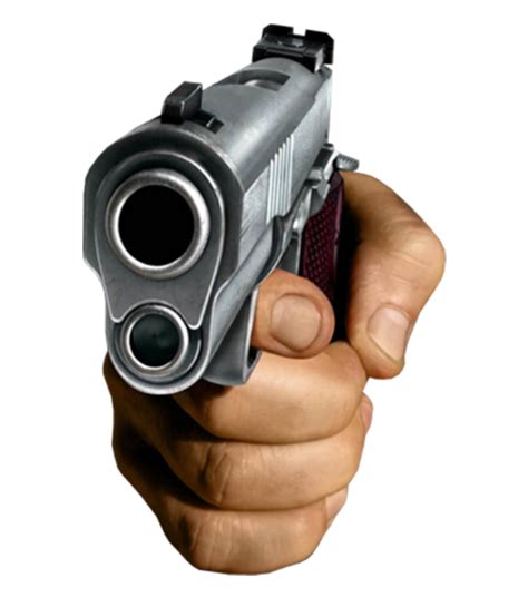 Hand Pointing A Gun Template Transparent Png Hand Pointing A Gun Know Your Meme