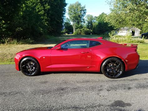 2015 Red Camaro With Black Rims Jenwiles