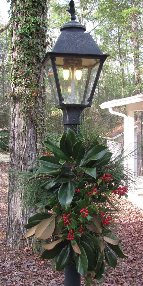 Christmas wreath workshop with the flower fairies. gas lamp with fresh greenery- by me! Beautiful! We visited ...