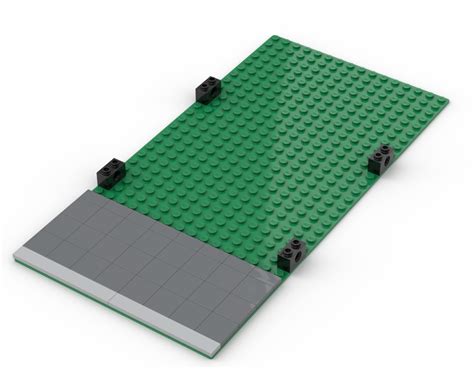 Lego Moc Modular 16x32 Base Template By Ztbricks Rebrickable Build