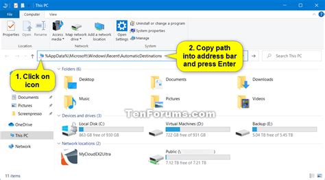 How To Backup And Restore Quick Access Pinned Folders In Windows 10