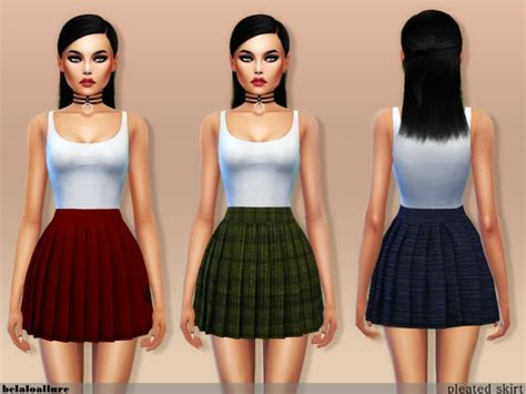 Pleated Skirt For Your Ladies Enjoy Found In Tsr Category Sims 4
