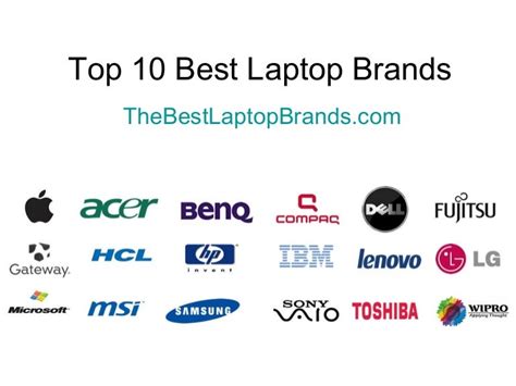 Top 10 Best Laptop Brands