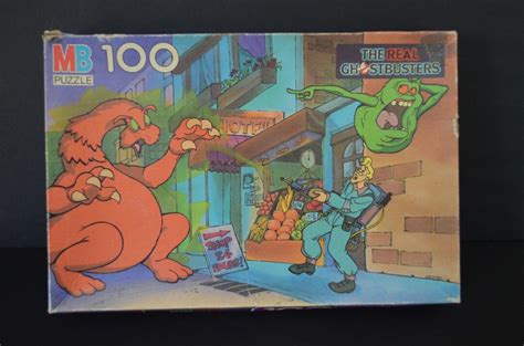 Vintage 1984 Milton Bradley The Real Ghostbusters Puzzle 100 Pc 4757 2