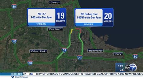 Abc 7 Chicago Updates Traffic Maps How It Shows Travel Times