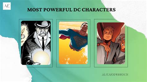 The 20 Most Powerful Dc Characters Ranked By Super Power