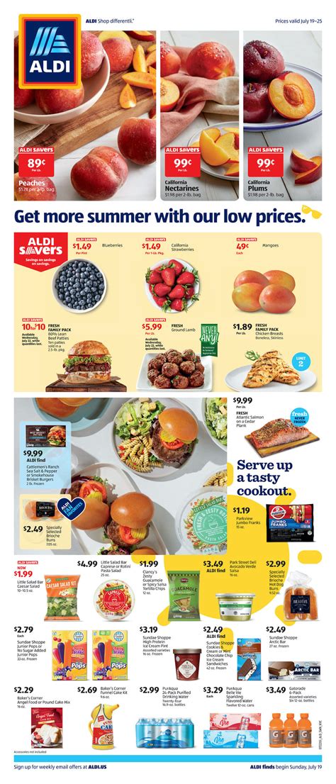 Make clear to look at back again, please! ALDI Weekly Ad Jul 19.- 25, 2020