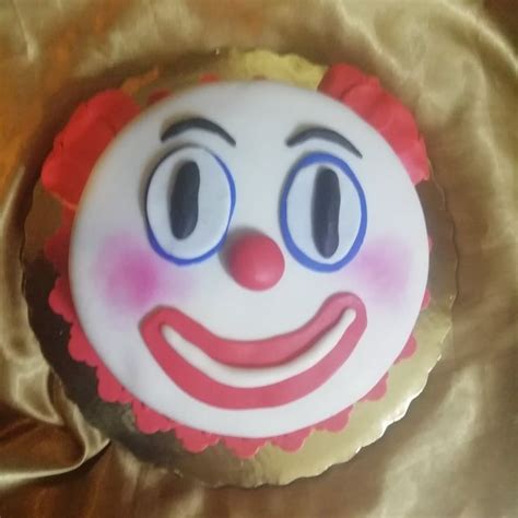 Emoji Clown Fondant Cake Emoji Cake Cake Fondant Cake