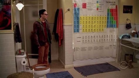 Periodic Table Shower Curtain As Seen In The Big Bang Theory S01e01