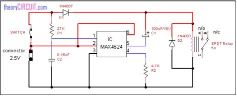 Low Voltage Relay Driver Circuit Diagram