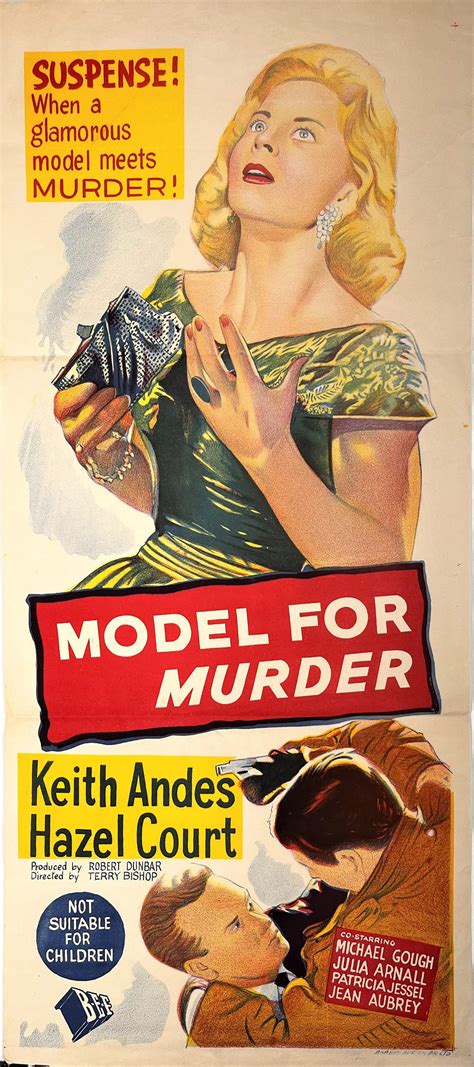 lot model for murder 1959 british lion films starring keith andes hazel court and directed by