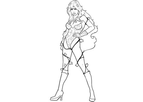 Lego Poison Ivy Coloring Pages Hot Sex Picture