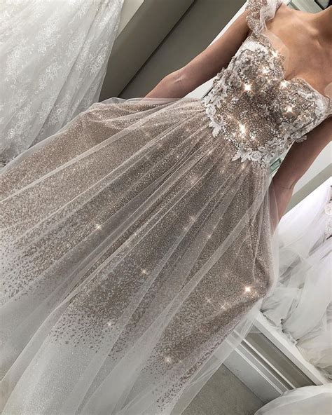 15 Of The Sparkliest Wedding Dresses Weve Ever Seen Sparkle Wedding