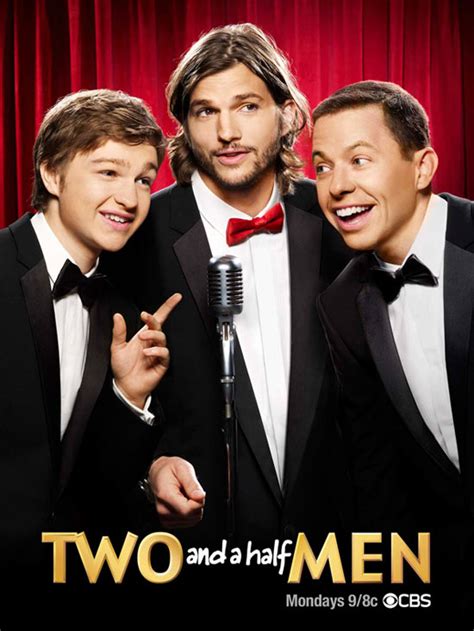 Ashton Kutcher Shows Off Tuxedo In New Two And A Half Men Poster