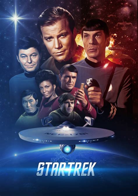 Star Trek Tos Poster Fanart By Uebelator On Deviantart