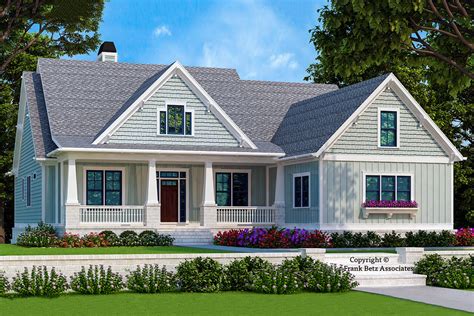 Modest Sized Country Home Plan Offering One Story Living 710024btz