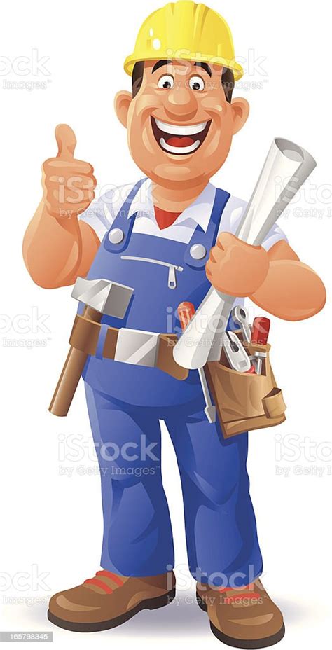Construction Worker Stock Illustration Download Image Now