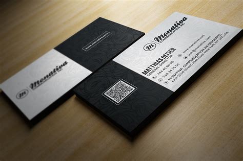 Choose from one of our free black and white business card templates at overnight prints or upload your own design! Black And White Business Card ~ Business Card Templates on Creative Market