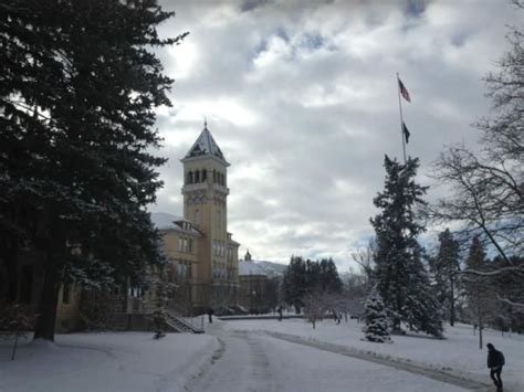 Snowy Old Main Utah State University Utah Favorite Places