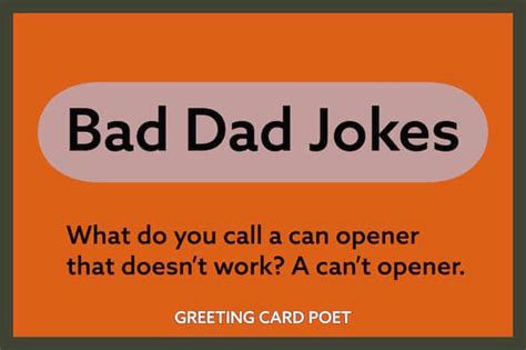 85 bad dad jokes funny enough to not dismiss greeting card poet