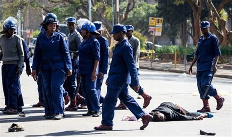 Zimbabwe News Today ‘unjustifiable Cruel And Barbaric’ Police Turn On Protestors World