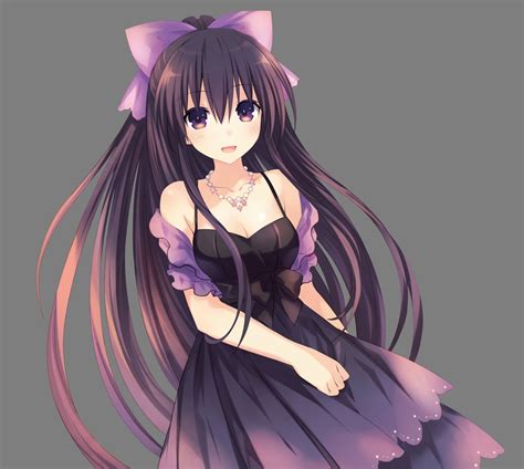 Tsunako Date A Live Yatogami Tooka Cleavage Dress Hot Sex Picture