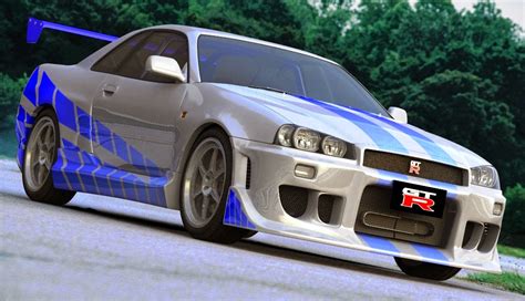 Automobile Cinema Fast And Furious Series Nissan Skyline Gt R R34