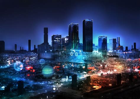 Night City Night City Futuristic City Cyberpunk City