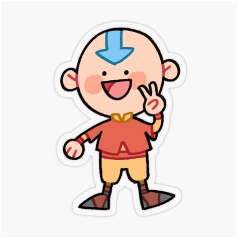Bald Kid With Arrow On His Head With Powers That Go Brrr Sticker By