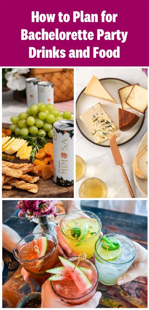 Heres Exactly How To Plan Drinks And Food For Your Bach Party Bachelorette Party Food