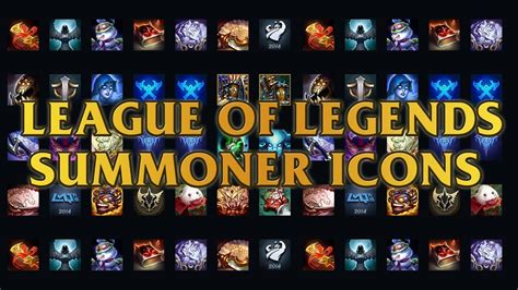 All League Of Legends Summoner Icons Youtube