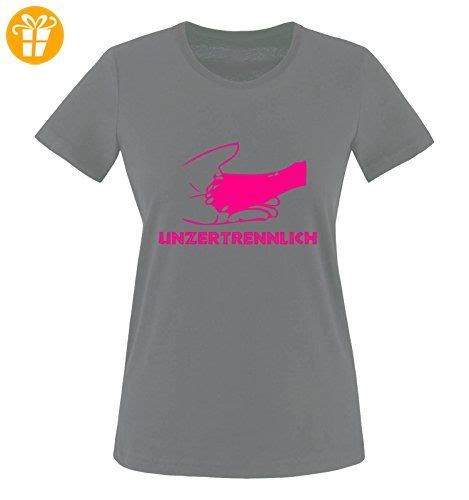 Think pink zahlen einträge ges.: Comedy Shirts - UNZERTRENNLICH - HAND PFOTE - Damen T ...