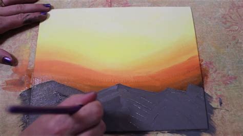 Make Your Own Sunrise Painting Simple Steps Easy Idea Youtube
