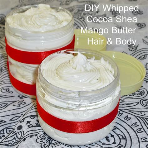 This will, in turn, strengthen the hair follicles, reduce hair loss, and make your hair grow thicker. DIY Whipped Cocoa Shea Mango Butter - Hair & Body | Global ...