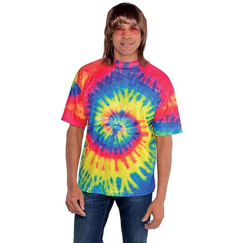 60s Hippie Tie Dye T Shirt Party City