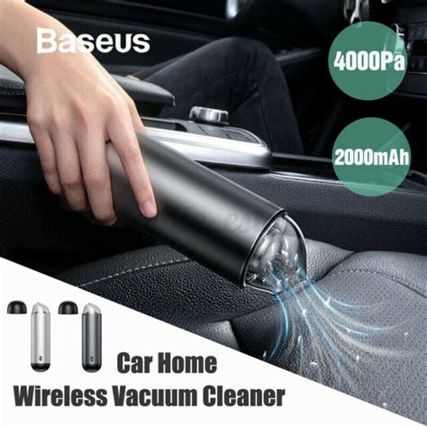 baseus car vacuum cleaner wireless handheld 4000pa electric suction