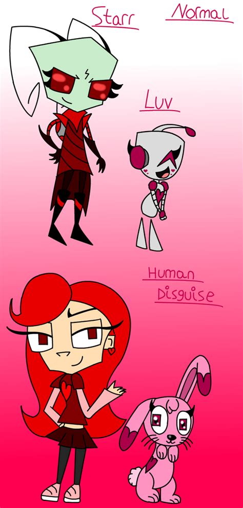 Invader Zim Oc Starr And Luv By Lillytheseedrian On Deviantart
