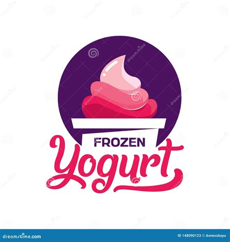 Logo Design For Yogurt Company Ilustración Del Vector Ilustración De