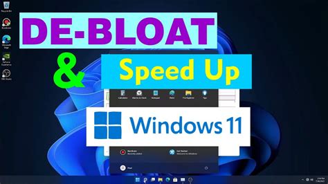 How To Debloat Windows 11 Windows 11 Optimization Speed Up Windows 11
