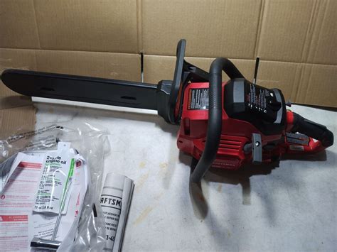 Craftsman S1800 18 42cc 2 Cycle Gas Chainsaw Saw Used Once 84931849679