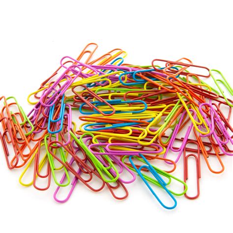 Paper Clip 50mm Jumbo Color 100pack Bazic Products Bazic Products